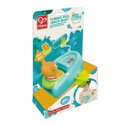 Badspeeltje Tubing Pull-Back Boat Hape Pull Back Badbootje -Indoor Speelgoed Winkel 3 badspeeltje hape E0217 tubing pull back boat 2