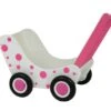 Houten Poppenwagen Poppenbuggy VanDijkToys Rose -Indoor Speelgoed Winkel 6081p poppenwagen 1