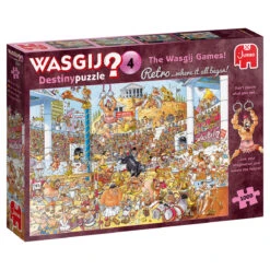 Jumbo 19178 Wasgij-puzzel Retro Destiny-4 De Wasgij Spelen 1000 Stukjes