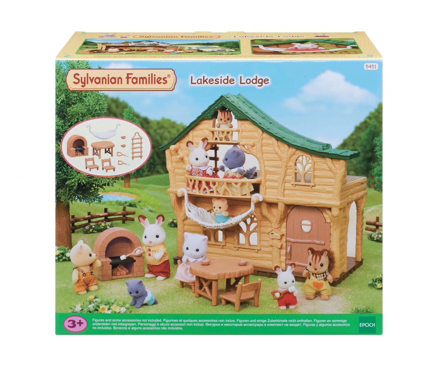 Sylvanian Families Blokhut Aan Het Meer SF5451 3 Sylvanian Families Blokhut Aan Het Meer SF5451