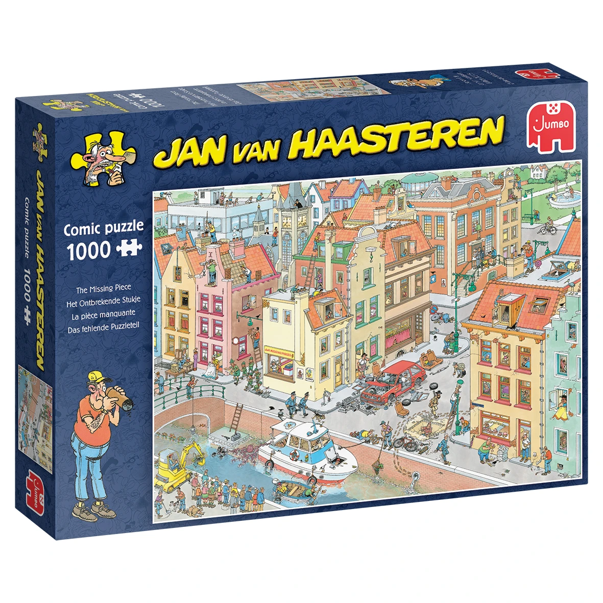 Jumbo 20041 Puzzel JvH Het-Ontbrekende-Stukje Jan Van Haasteren 3 Jumbo 20041 Puzzel JvH Het-Ontbrekende-Stukje Jan Van Haasteren