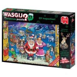 Jumbo 25003 Wasgij Legpuzzel Christmas-17 Elfinspectie 2×1000 Pcs -Indoor Speelgoed Winkel 92139995 7056963181