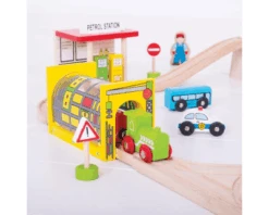 BigJigs BJT018 Houten Trein 124-delige Treinset Transport -Indoor Speelgoed Winkel BJT018 bigjigs houten trein houten treinbaan transportset.png 2