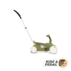 BERG Go2 Retro Green -Indoor Speelgoed Winkel Bergtoys go2 retro green 4 speelactief.nl . duwbeugel