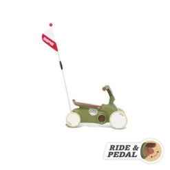 BERG Go2 Retro Green -Indoor Speelgoed Winkel Bergtoys go2 retro green 4 speelactief.nl . vlag