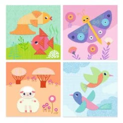 Djeco Creatief-met-papier Knippen Met Figuurschaar -Indoor Speelgoed Winkel Djeco DJ09057 knutselset knippen met figuurschaar 4