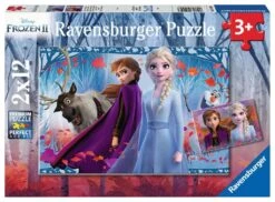 Ravensburger Frozen II Reis Naar Het Onbekende Kinderpuzzel 2 X 24 Stukjes
