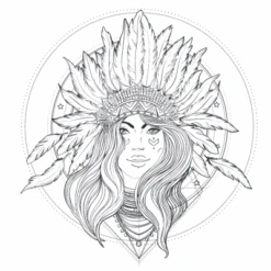 Glitterkleurboek Bohemian Spirit -Indoor Speelgoed Winkel Glitter kleurboek Bohemian Spirit pagina speelactief.nl 2