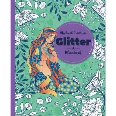 Glitterkleurboek Mythical Creatures 3 Glitterkleurboek Mythical Creatures