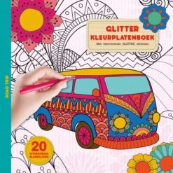 Glitter Kleurplatenboek Kleurboek Road Trip