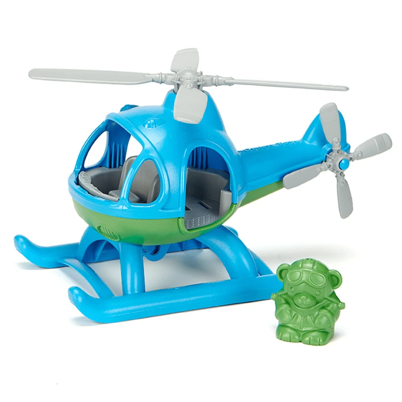 Green Toys Green-Toys Helikopter Blauw/Groen 3 Green Toys Green-Toys Helikopter Blauw/Groen
