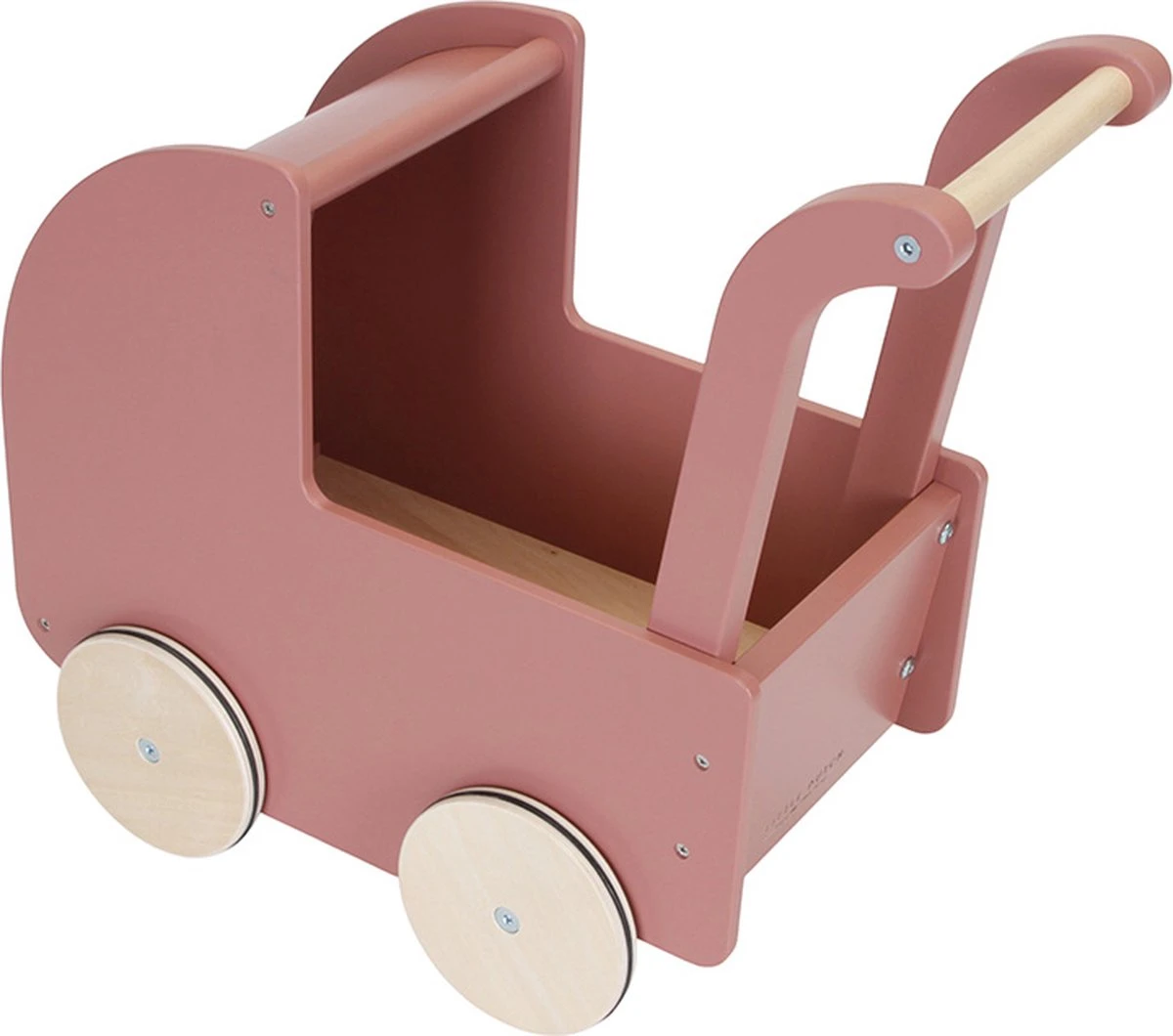 Little Dutch LD7096 Houten Retro Poppenwagen 4 Little Dutch LD7096 Houten Retro Poppenwagen - Afbeelding 2