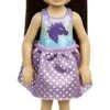 Barbie Pop Chelsea Met Bruin Haar En Jurkje Met Eenhoorn
