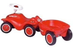 Big New Bobby Car Trailer Aanhanger Loopauto -Indoor Speelgoed Winkel big new bobby car trailer red loopauto 3