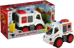 BIG Power Worker Midi Ambulance Zandbakspeelgoed -Indoor Speelgoed Winkel big power worker ambulance 56831 3