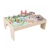 BigJigs BJT045 Treintafel City Spoortafel Houten Trein -Indoor Speelgoed Winkel bigjigs bt045 city trein set en tafel
