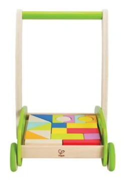 Duwkar – Blokkenkar Block & Roll -Indoor Speelgoed Winkel blokkenkar hape e0371 3