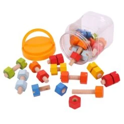 Houten Moeren En Bouten Voor BigJigs BJ680