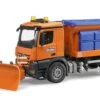 Bruder 03685 MB Arocs Strooiwagen Met Sneeuwploeg -Indoor Speelgoed Winkel bruder 03685 mb arocs strooiwagen met sneeuwploeg