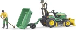 Bruder 62104 John-Deere Zitmaaier + Aanhanger En Tuinman -Indoor Speelgoed Winkel bruder bruder 62104 john deere zitmaaier met aanhanger 2
