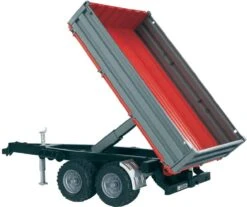 Bruder 2019 Tandemasser Kipwagen Rood/grijs -Indoor Speelgoed Winkel bruder tandemasser kipwagen rood grijs 1 1