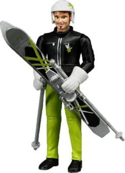 Bruder 60040 Man Op Skies Skiër -Indoor Speelgoed Winkel bruder 60040 skier incl accessoires man met skies 1 1