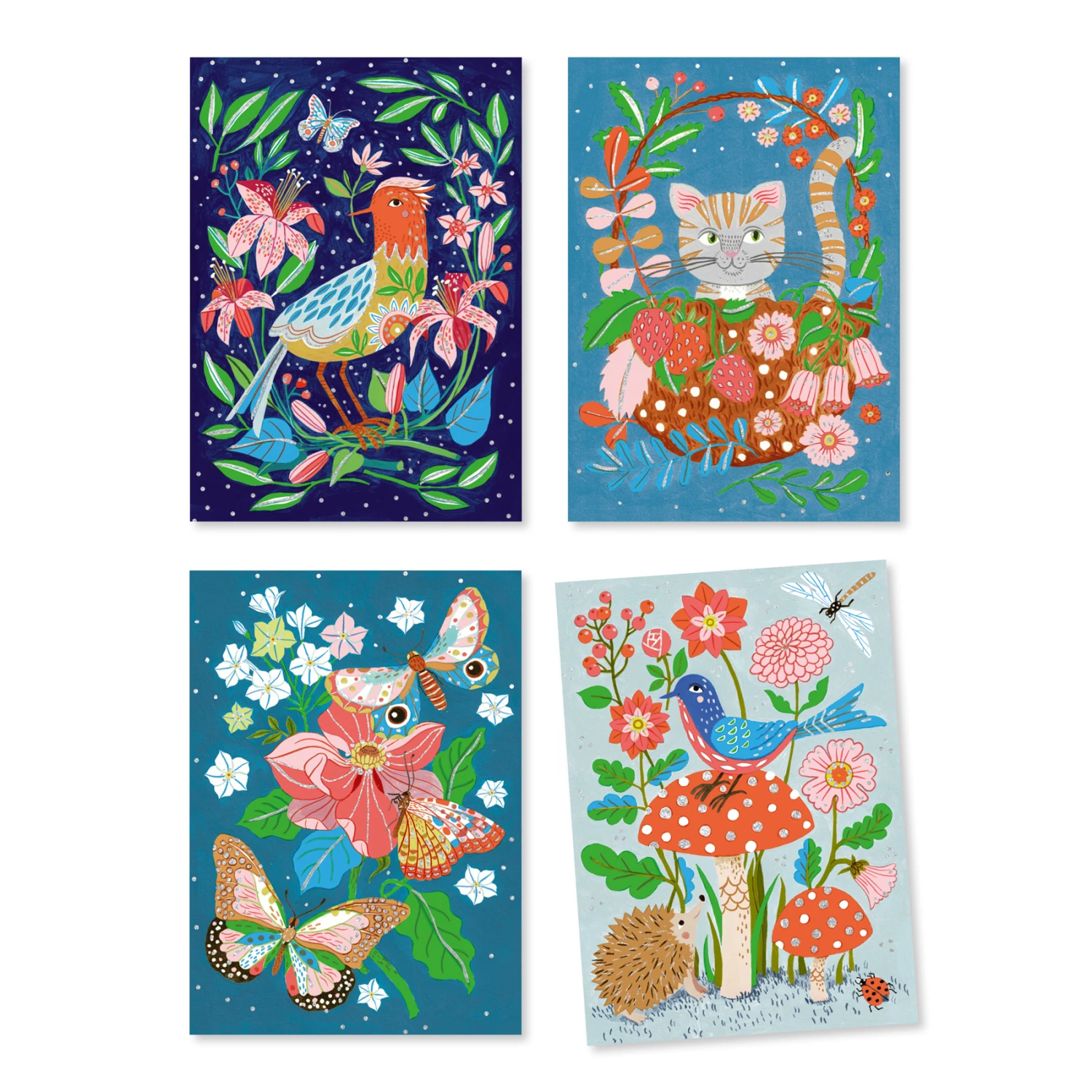 Djeco Kleuren-op-nummer In-de-tuin Knutselset 6 Djeco Kleuren-op-nummer In-de-tuin Knutselset - Afbeelding 4