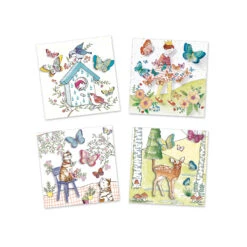 Djeco Kleurplaten-met-verrassing Vlindermeisje Knutselset 7 Djeco Kleurplaten-met-verrassing Vlindermeisje Knutselset -Indoor Speelgoed Winkel djeco verrassingskleurplaten vlindermeisje 2