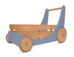 Kinderfeets Cargo Walker Duwkar En Speelgoedkist In 1. -Indoor Speelgoed Winkel duwkar kinderfeets cargo walker blauw 1