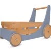 Kinderfeets Cargo Walker Duwkar En Speelgoedkist In 1. -Indoor Speelgoed Winkel duwkar kinderfeets cargo walker blauw