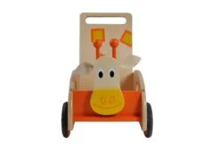 Duwkar – Loopwagen Scratch Giraffe -Indoor Speelgoed Winkel duwkar scratch giraffe 1 1