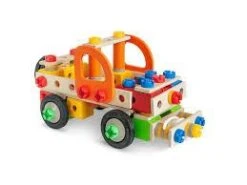 Eichhorn 4in1 Constructor 170-dlg Houten Constructie-speelgoed -Indoor Speelgoed Winkel eichhorn 4 in 1 constructor ladderwagen takelwagen 170dlg 3