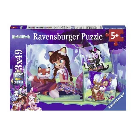 Enchantimals – Puzzelbox Ravensburger 3 X 49 Stukjes 3 Enchantimals – Puzzelbox Ravensburger 3 X 49 Stukjes