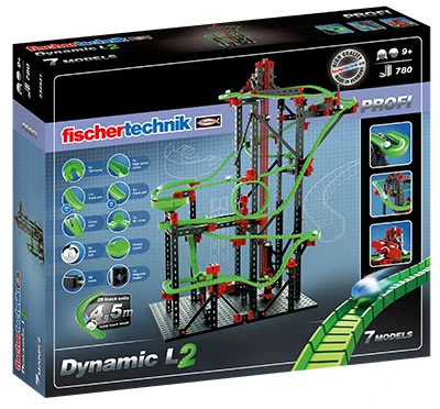 Fischertechnik Dynamic L2 Knikkerbaan 3 Fischertechnik Dynamic L2 Knikkerbaan