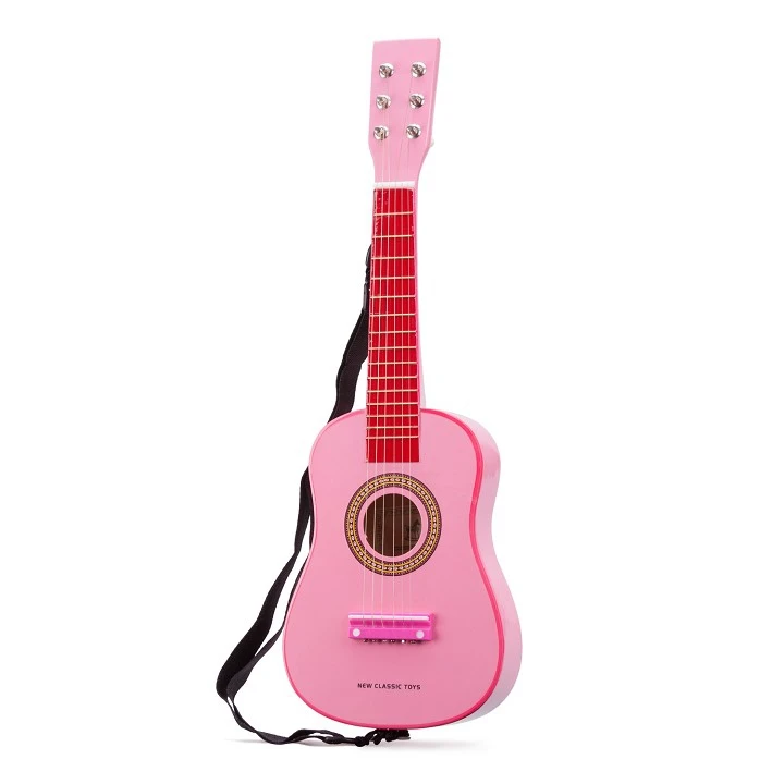 Houten Gitaar Rose Kindergitaar 3 Houten Gitaar Rose Kindergitaar
