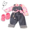 Gotz Poppen Kledingset Denim Tuinbroek -Indoor Speelgoed Winkel gotz 3402191 kledingset tuinbroek