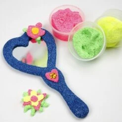 Handspiegel Om Zelf Te Decoreren – 2 Stuks -Indoor Speelgoed Winkel handspeigel 577160 1 1