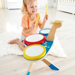 Drumstel – Hape Drum And Cymbal Set -Indoor Speelgoed Winkel hape e0613 drum and cymbal set drumstel 3