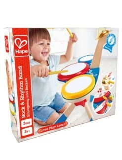Drumstel – Hape Drum And Cymbal Set -Indoor Speelgoed Winkel hape e0613 drum and cymbal set drumstel 4
