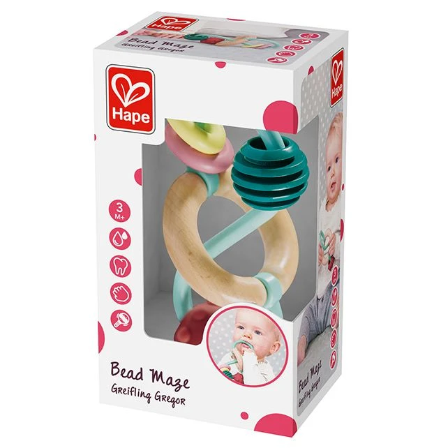 Grijpspeeltje Hape Bead Maze Babyspeelgoed 6 Grijpspeeltje Hape Bead Maze Babyspeelgoed - Afbeelding 4