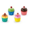 Vigatoys Cupcakeset Met Klitteband (4 Stuks) -Indoor Speelgoed Winkel houten cupcakes vigatoys v0808