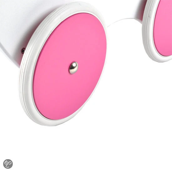 Houten Poppenwagen De Luxe White Incl. Dekbed / Slaapzak 7 Houten Poppenwagen De Luxe White Incl. Dekbed / Slaapzak - Afbeelding 5