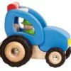 Houten Tractor 2 Houten Tractor -Indoor Speelgoed Winkel houten tractor goki 55928