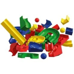 Hubelino Knikkerbaan Baanelementen Aanvulset 30-delig -Indoor Speelgoed Winkel hubelino knikkerbaan 30 delig 420046 1 1