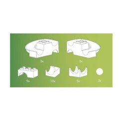 Hubelino Knikkerbaan Uitbreidingsset Baanelementen 33-delig 9 Hubelino Knikkerbaan Uitbreidingsset Baanelementen 33-delig -Indoor Speelgoed Winkel hubelino knikkerbaan uitbreidingsset 33 delig 420152 2