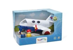 Jumbo Viking Airlines Vliegtuig Met 2 Speelfiguren -Indoor Speelgoed Winkel jumbo viking airlines vikingtoys 1274 2