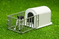 Kidsglobe Kalverhut Met Kalfjes Schaal 1:32 -Indoor Speelgoed Winkel kalverhut kalveriglo kidsglobe 1