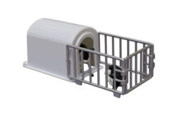 Kidsglobe Kalverhut Met Kalfjes Schaal 1:32 -Indoor Speelgoed Winkel kalverhut kalveriglo kidsglobe