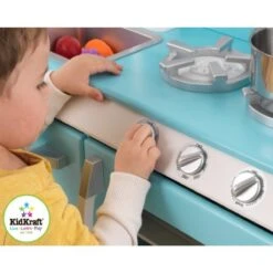 Kidkraft Retro Keuken Blauw -Indoor Speelgoed Winkel keuken retro blauw kidkraft 53252 1 1