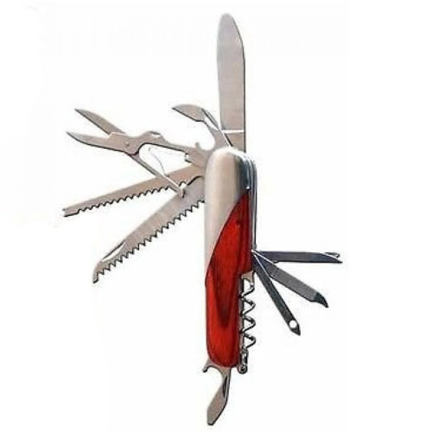 Kids At Work Zakmes Met 14 Functies Kindergereedschap 4 Kids At Work Zakmes Met 14 Functies Kindergereedschap - Afbeelding 2